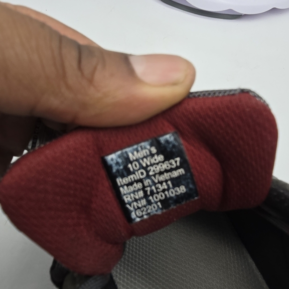 LL Bean Shoe Men's 10 Wide Model 4 Waterproof Trail Hiking Sneakers Grey - Picture 3 of 10